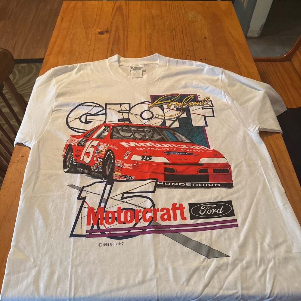 Vintage Bill Elliott Budweiser NASCAR Racing T-Shirt